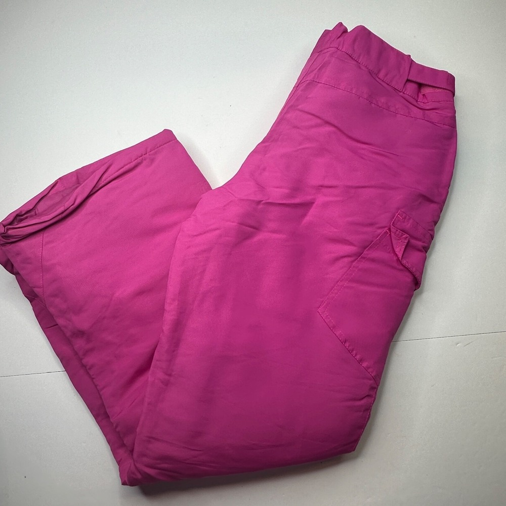 Sears Girls Ski Pants Size Large 14 Rose Violet Water Resistant Roebuck Pockets
